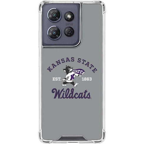 Kansas State University Wildcats Est 1863 Moto G Play 5G (2025) Clear Case